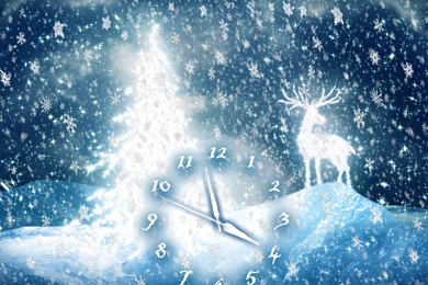 Free Fantasy Cartoon Christmas Deer Wallpapers Wallpapers   HD ...