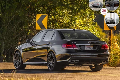 2014 Mercedes Benz E63 AMG (US Version)   Rear
