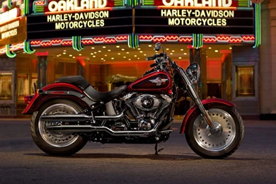 2013 Harley Davidson FLSTF Softail Fat Boy Wallpapers