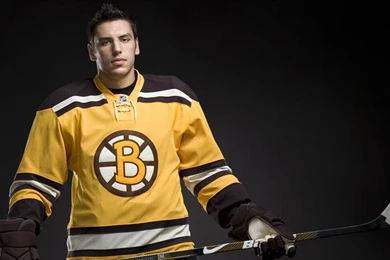 FUCK YEAH BRUINS!, Milan Lucic Sporting The Winter Classic Jersey.
