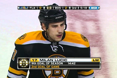Milan Lucic Scores A Natural Hat Trick Vs Florida 11/18/10 1080p ...