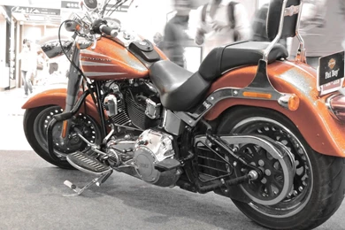 Harley Davidson Fat Boy HD Desktop Wallpapers : Fullscreen