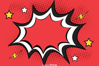 Comic Burst Free Vector Art   (1797 Free Downloads)