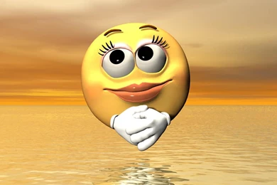 Wallpapers Downloads, Smiley Angel