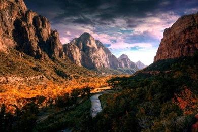 Mountain, River, Valley, Autumn. Courtesy Http://hd wallpapers.eu ...