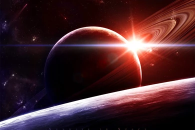 Sunrise In Space Wallpapers   HD Wallpapers