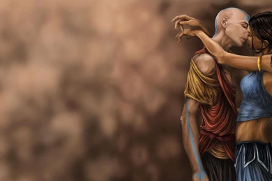 Kissing, Fantasy Art, Couple, Aang, Artwork, Katara, TV Series ...