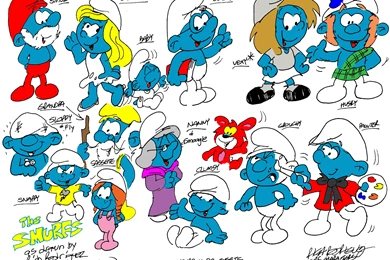 HD Various Smurfs Wallpapers