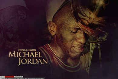 Michael Jordan   'Heart Of A Champion' (WALLPAPER)