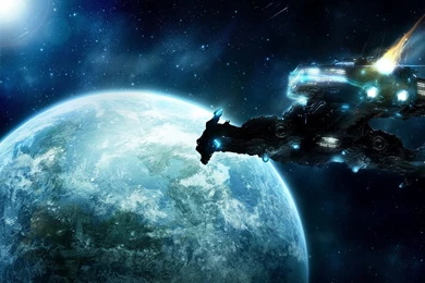 Spaceship Backgrounds Wallpapers Cave