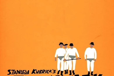 Clockwork Orange Eye Poster   Wallpaper.