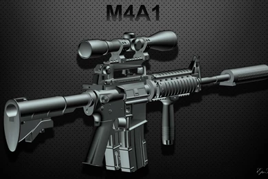M4A1 Weapon Gun Military Rifle Police H Wallpapers