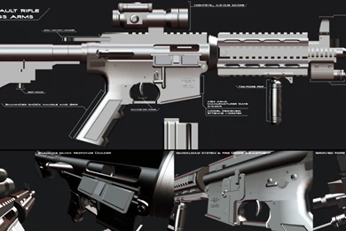 M4A1 Weapon Gun Military Rifle Police Poster Y Wallpapers ...