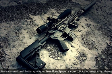 M4a1 Gun With Sniper 4K Or HD Wallpapers For Your PC, Mac Or Mobile ...