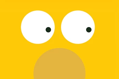 Circles Homer Simpson Illust Minimal Art iPhone 6 Wallpapers ...