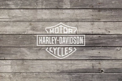 Harley Davidson Logo Sepia Backgrounds Wood Grey By Favorisxp On ...