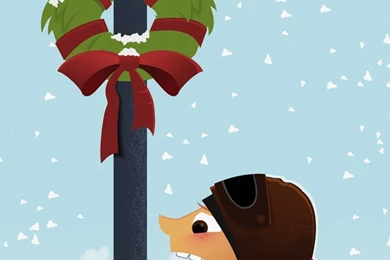 Funny Christmas iPhone 5s Wallpapers Download