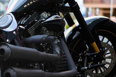 Download Wallpapers 540x960 Harley davidson, Vintage, Softail ...