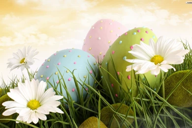 YouWall   Dotted Easter Eggs Wallpapers   Wallpaper,wallpapers,free ...