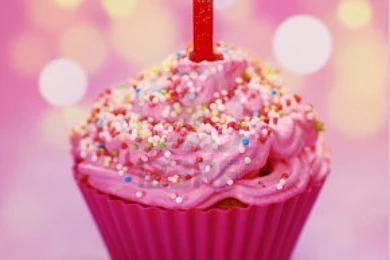 Birthday Cupcakes With Candles   Wallpaper.