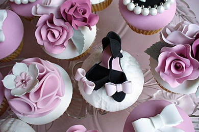 Pink Cup Cake For Monarch Cherie Wallpapers For Desktop, Laptop And ...