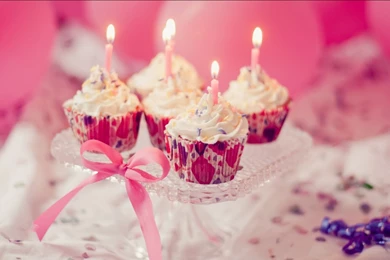 Birthday Cupcakes And Candles Wallpapers   1280x800   202686