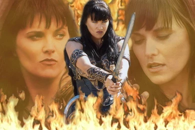 Greklands Hjältar ~ Wallpapers: Xena & Gabrielle