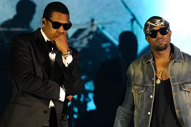 Download Wallpapers 2560x1600 Jay z, Kanye West, Glasses, Scene ...