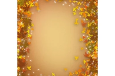 Autumn Fall Leaves Backgrounds For Letter Letterhead