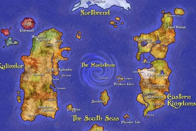 Cataclysom Azeroth World Map Brad Paisley The World Wallpapers ...