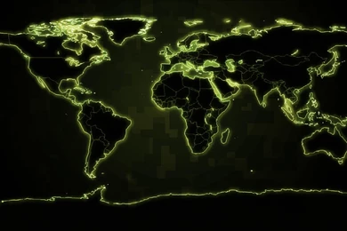 Digital World Map Wallpapers 1920x1080   (