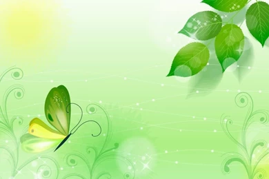 Spring Green Backgrounds Vector Illustration