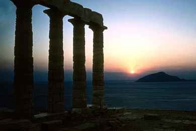 Download Sunset Ruins Wallpapers 1600x1200