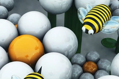 Wallpapers Iphone 6 Bees 3d 4 7 Inches   750 X 1334   Iphone 6 ...