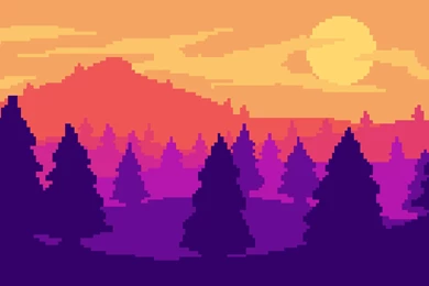 Pixel Art Landscape By Mockingjay1701 On DeviantArt