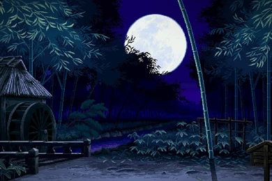 Asian Night   Pixel Art Wallpapers