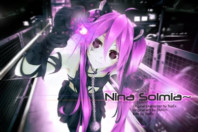 DeviantArt: More Like Nina Solmia~ Purple Neko Wallpapers By Topex psy