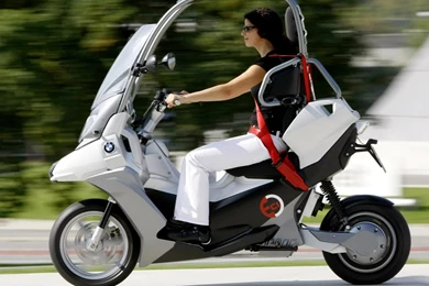 BMW C1 E Electric Scooter Desktop Wallpapers