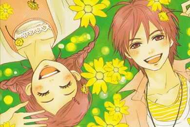 Women Flowers Long Hair Brown Eyes Couple Short Hair Lovely ...