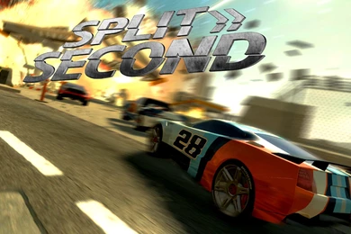 SPLIT SECOND Action Racing Race Video Game Arcade Splitsecond ...