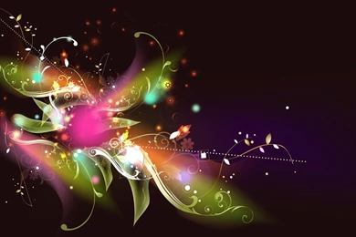Stylized Flower, Floral, Swirl, Digital art, 1920x1080 HD ...