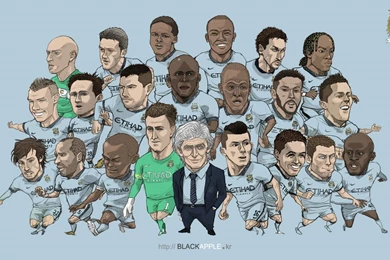 Manchester City Fan Art For Mobile Wallpapers "Fernandinho"