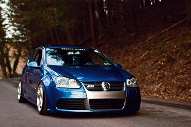 Volkswagen Golf R32 Car Tuning Road Hd Wallpapers Wallpapers