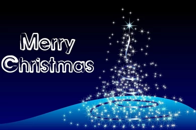 Merry Christmas Tree Design HD Wallpapers
