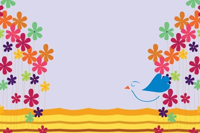 Flowers And Bird Backgrounds   Desktop Wallpapers