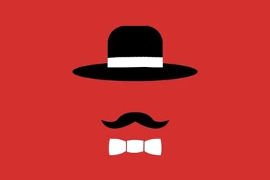 Cartoon Mustache Man Wallpapers   Free iPhone Wallpapers
