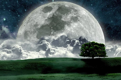 Beautiful Full Moon Free Wallpapers For Desktop