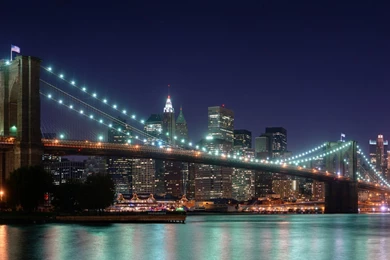 Brooklyn Bridge Panorama Dual Monitor Wallpapers HD. Free Desktop ...