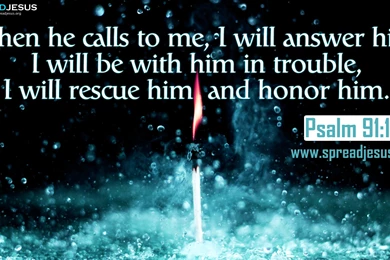 Psalm 91:15 BIBLE QUOTES HD WALLPAPERS FREE DOWNLOAD
