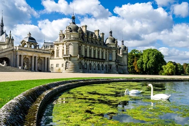 Chateau De Chantilly France Wallpapers HD Download